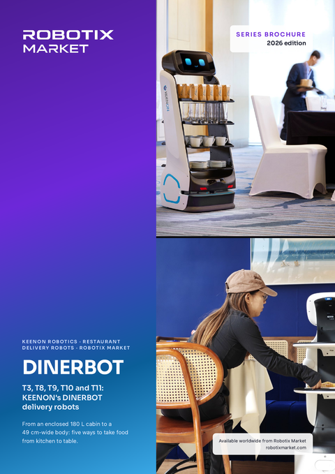 Keenon DINERBOT T9 Restaurant Delivery Robot – Product Brochure