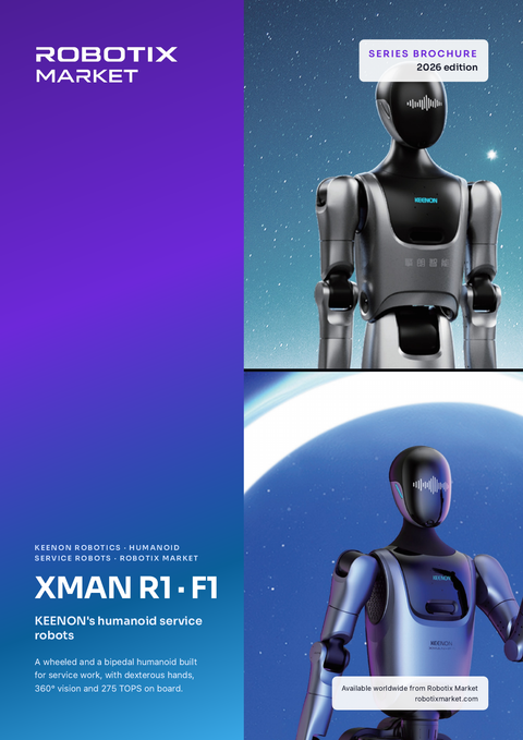 Robot umanoid Keenon XMAN-F1 – Broșura produsului