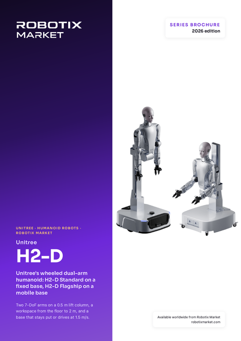 Unitree H2-D Standard Fixed Base Dual-Arm Humanoid Robot – Product Brochure